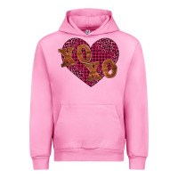 Fuchsia Pink xoxo Urban Hoodie - BarkalooDesign