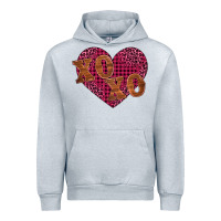 Heather Grey xoxo Urban Hoodie - BarkalooDesign