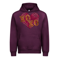 Mauve Wine xoxo Urban Hoodie - BarkalooDesign