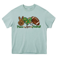 Peace Love Football Heavy Core Tee | Teevron