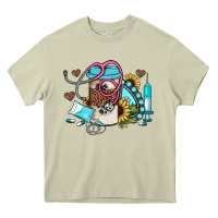 Mossy western sunflower gemstone nurse Heavy Core Tee - JahusDesignShop