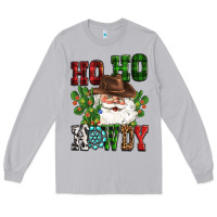 Moon Dust ho ho howdy santa Long Sleeve Tee - CowGirlArtShop