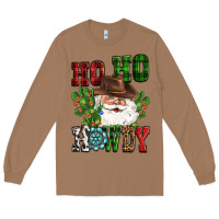 Toasted Coconut ho ho howdy santa Long Sleeve Tee - CowGirlArtShop