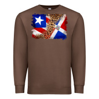 Puerto Rico And Dominican Republic Flag Premium Sweatshirt | Teevron