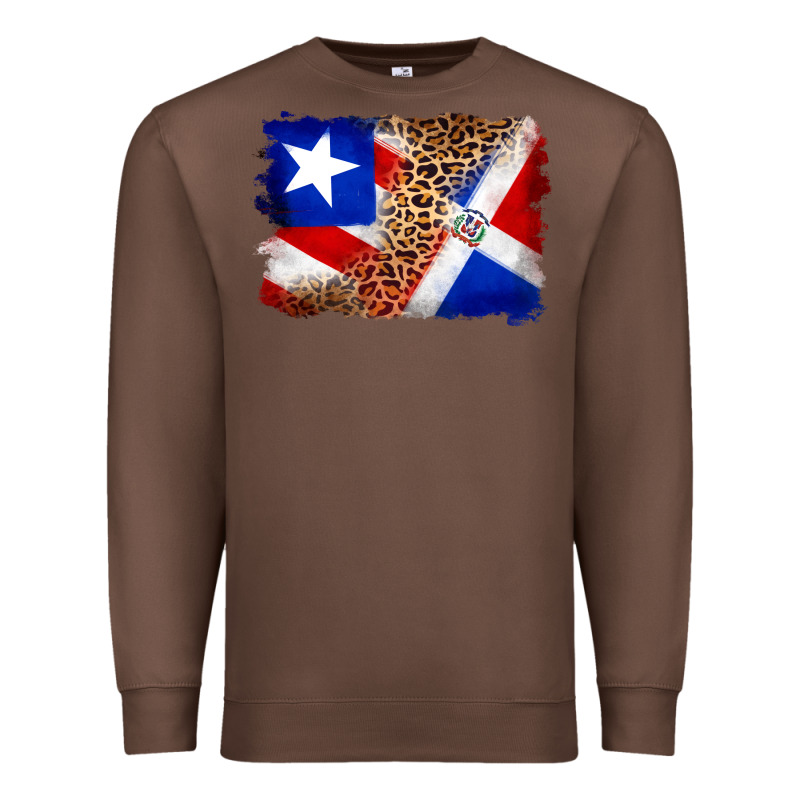 Puerto Rico And Dominican Republic Flag Premium Sweatshirt by Artiststas | Teevron