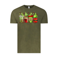Vintage Olive grinch coffee cups Vintage Tee - texasbilliewilder