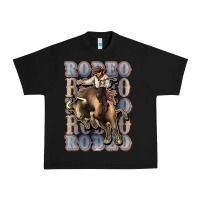 Black Rodeo Cowboy bull western Urban Heavy Tee - HowdyJamesFarm