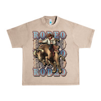 French Oak Rodeo Cowboy bull western Urban Heavy Tee - HowdyJamesFarm