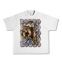 Lunar Rock Rodeo Cowboy bull western Urban Heavy Tee - HowdyJamesFarm