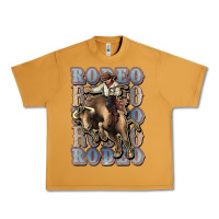 Peanut Butter Rodeo Cowboy bull western Urban Heavy Tee - HowdyJamesFarm