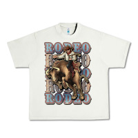 Rodeo Cowboy Bull Western Urban Heavy Tee | Teevron