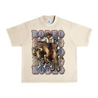 Sandshell Rodeo Cowboy bull western Urban Heavy Tee - HowdyJamesFarm