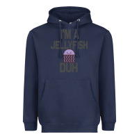 Navy i m a jellyfish duh halloween costume Heavyweight Hoodie - lanVoArt