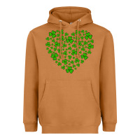 Shamrock Heart Heavyweight Hoodie | Teevron