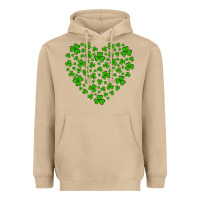 Mushroom shamrock heart Heavyweight Hoodie - Artiststas