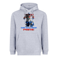 Heather Grey optimus prime 2 Heavyweight Hoodie - lanVoArt