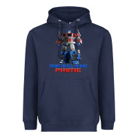 Navy optimus prime 2 Heavyweight Hoodie - lanVoArt