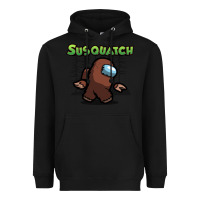 Black susquatch gift nature Heavyweight Hoodie - lanVoArt