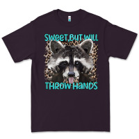 Plum sweet but will throw hands Premium Tee - Artiststas