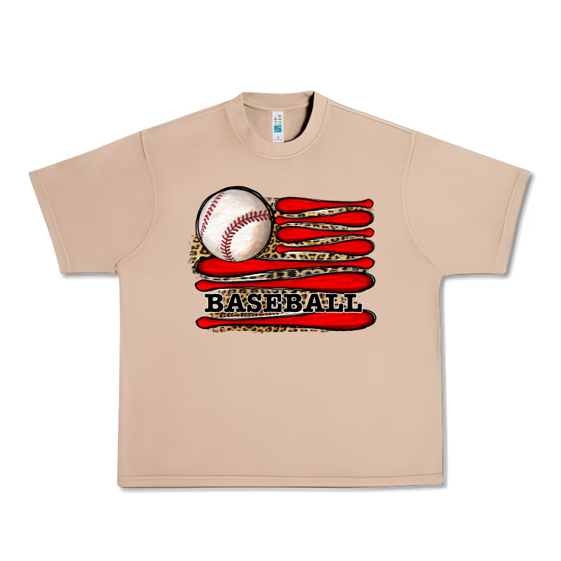 Leopard Baseball Flag Urban Heavy Tee by JahusDesignShop | Teevron