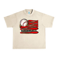 Sandshell leopard baseball flag Urban Heavy Tee - JahusDesignShop