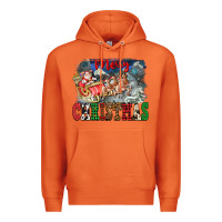 Carrot Merry Christmas Santa Sleigh Premium Hoodie - FaDigitalArtStudio