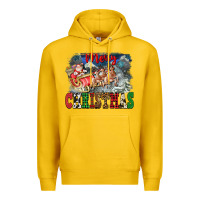 Lemon Merry Christmas Santa Sleigh Premium Hoodie - FaDigitalArtStudio