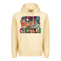 Pina Colada Merry Christmas Santa Sleigh Premium Hoodie - FaDigitalArtStudio