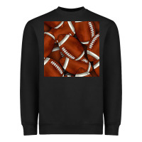 Black american football seamless pattern Heavyweight Sweatshirt - BundleAndBundleShop