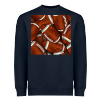 Navy american football seamless pattern Heavyweight Sweatshirt - BundleAndBundleShop