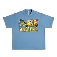 Pebble Blue Egg hunter with camouflage plate letters Easter Urban Heavy Tee - HowdyJamesFarm