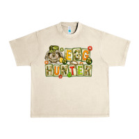 Sandshell Egg hunter with camouflage plate letters Easter Urban Heavy Tee - HowdyJamesFarm