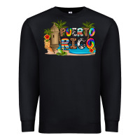 Black puerto rico Premium Sweatshirt - Artiststas