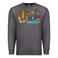 Charcoal Heather puerto rico Premium Sweatshirt - Artiststas