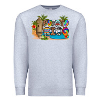 Heather Grey puerto rico Premium Sweatshirt - Artiststas