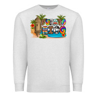 Oatmeal Heather puerto rico Premium Sweatshirt - Artiststas