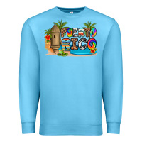Ocean Blue puerto rico Premium Sweatshirt - Artiststas
