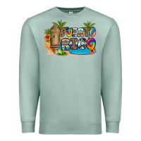 Seafoam puerto rico Premium Sweatshirt - Artiststas