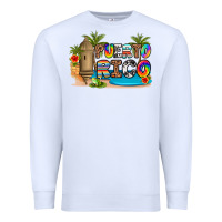 White puerto rico Premium Sweatshirt - Artiststas