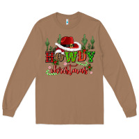 Toasted Coconut howdy christmas cowboy hat Long Sleeve Tee - CowGirlArtShop
