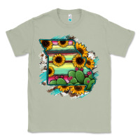 Matcha Missouri Map Sunflower Cactus Serape Classic Tee - RanaPortraitStore