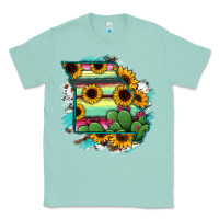 Missouri Map Sunflower Cactus Serape Classic Tee | Teevron