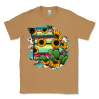 Toasted Coconut Missouri Map Sunflower Cactus Serape Classic Tee - RanaPortraitStore