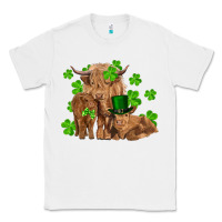 White st patricks day cow family Classic Tee - RanaPortraitStore
