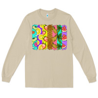Mushroom summer brushstroke Long Sleeve Tee - Jasminsmagicworld