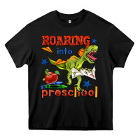 Black roaring into preschool Heavy Core Tee - BundleAndBundleShop