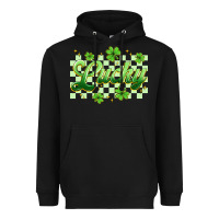 Black checkered lucky Heavyweight Hoodie - Artiststas