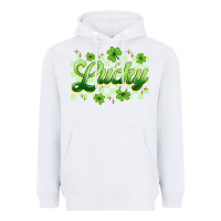 White checkered lucky Heavyweight Hoodie - Artiststas