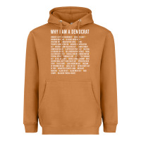 Meerkat Why I am a Democrat cool political outfit for democrats Long Sleeve Heavyweight Hoodie - lanVoArt