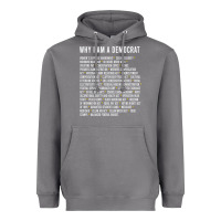Storm Why I am a Democrat cool political outfit for democrats Long Sleeve Heavyweight Hoodie - lanVoArt